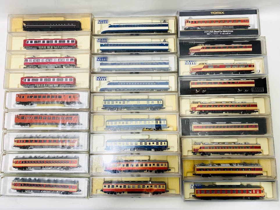 鉄道模型Nゲージまとめ売り　TOMIX KATO 永大　全24個 1円～ 未使用保管品 Nゲージ 鉄道模型 まとめ 27両セット 動力車あり