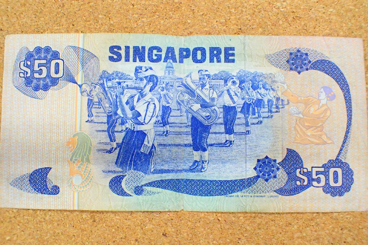 ◇◇シンガポールドル 50ドル紙幣 1枚 外国紙幣 海外紙幣◇◇(世界