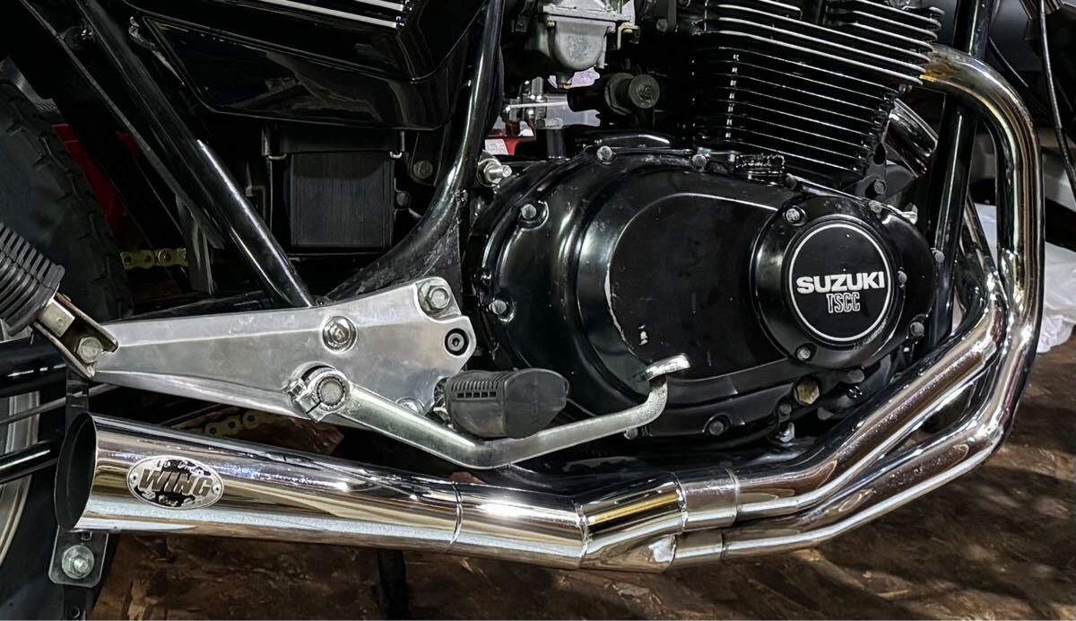 スズキ GS400 GSX400E ザリ ゴキ ウイング管 WING管 即決落札は送料