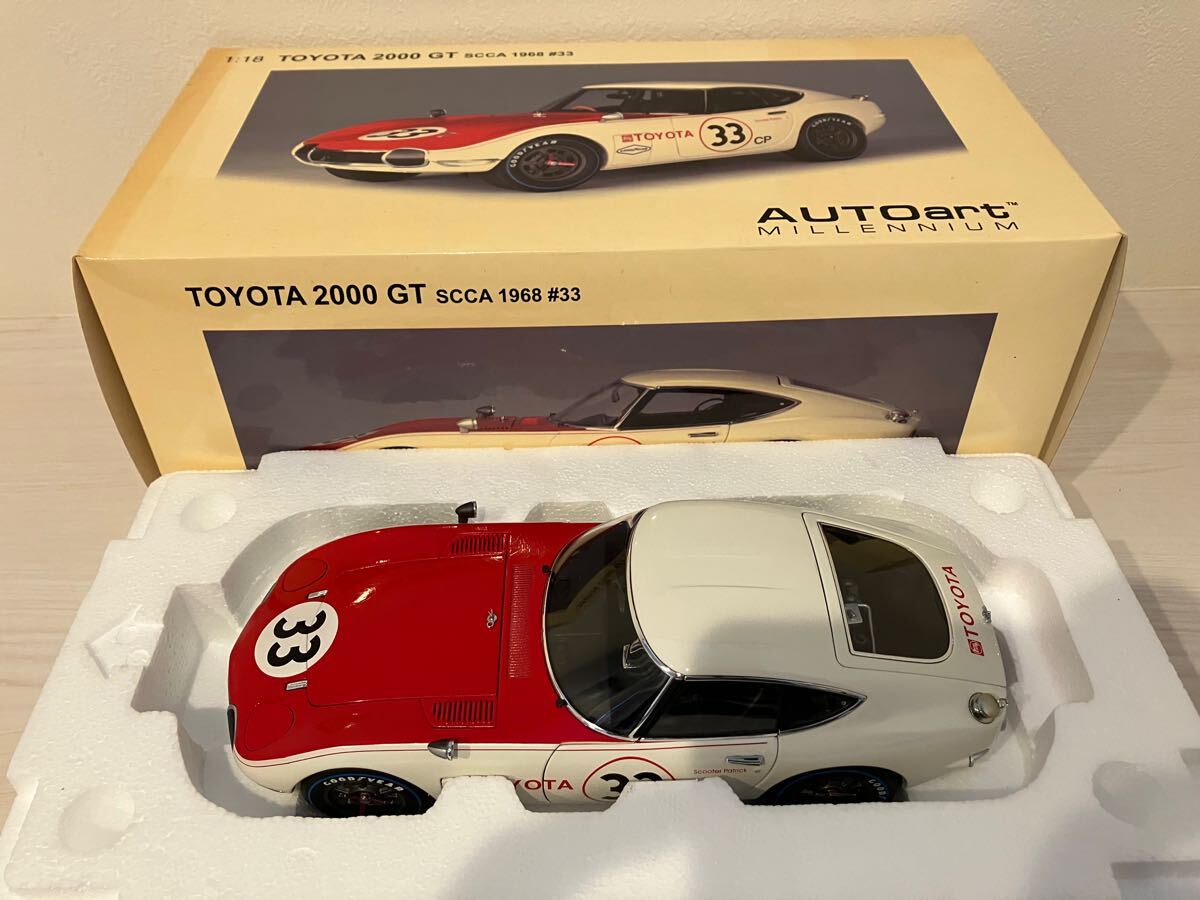 1/18 Autoart オートアート トヨタ 2000GT SCCA 1/18Autoartオート