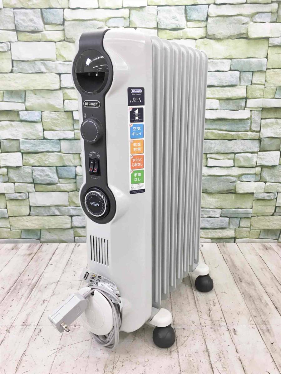 美品○DeLonghi/デロンギ オイルヒーター HJ0812 8畳～10畳 カンタン