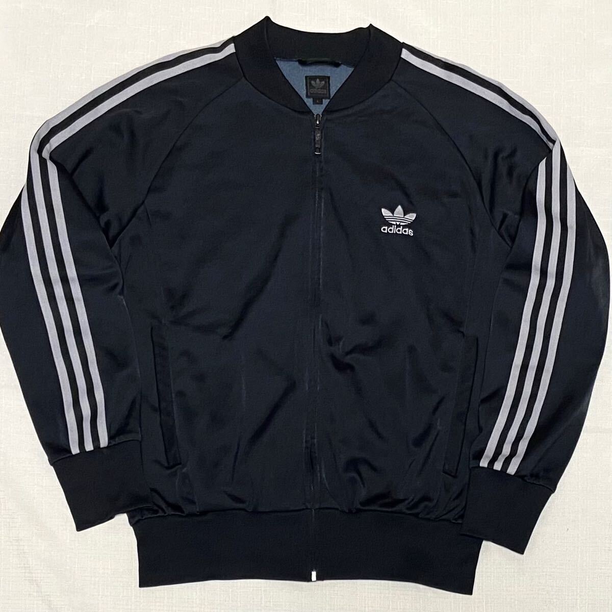レア色 adidas オリジナルス 黒 グレー ATP ビンテージ 復刻 トラック
