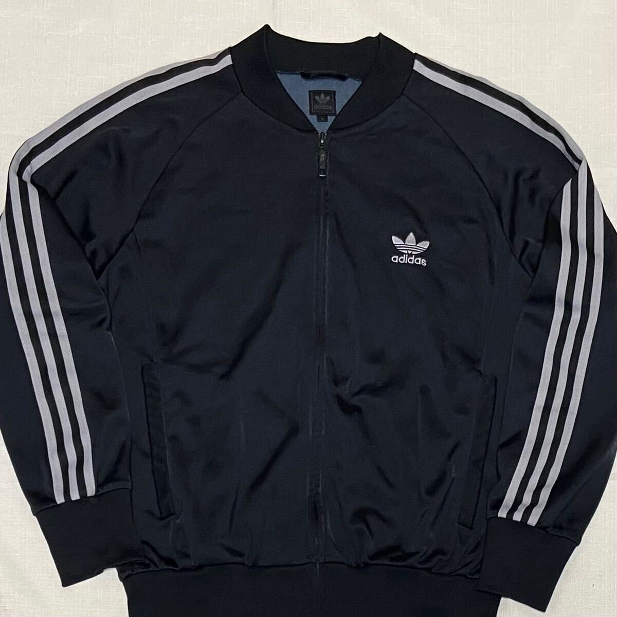 レア色 adidas オリジナルス 黒 グレー ATP ビンテージ 復刻 トラック