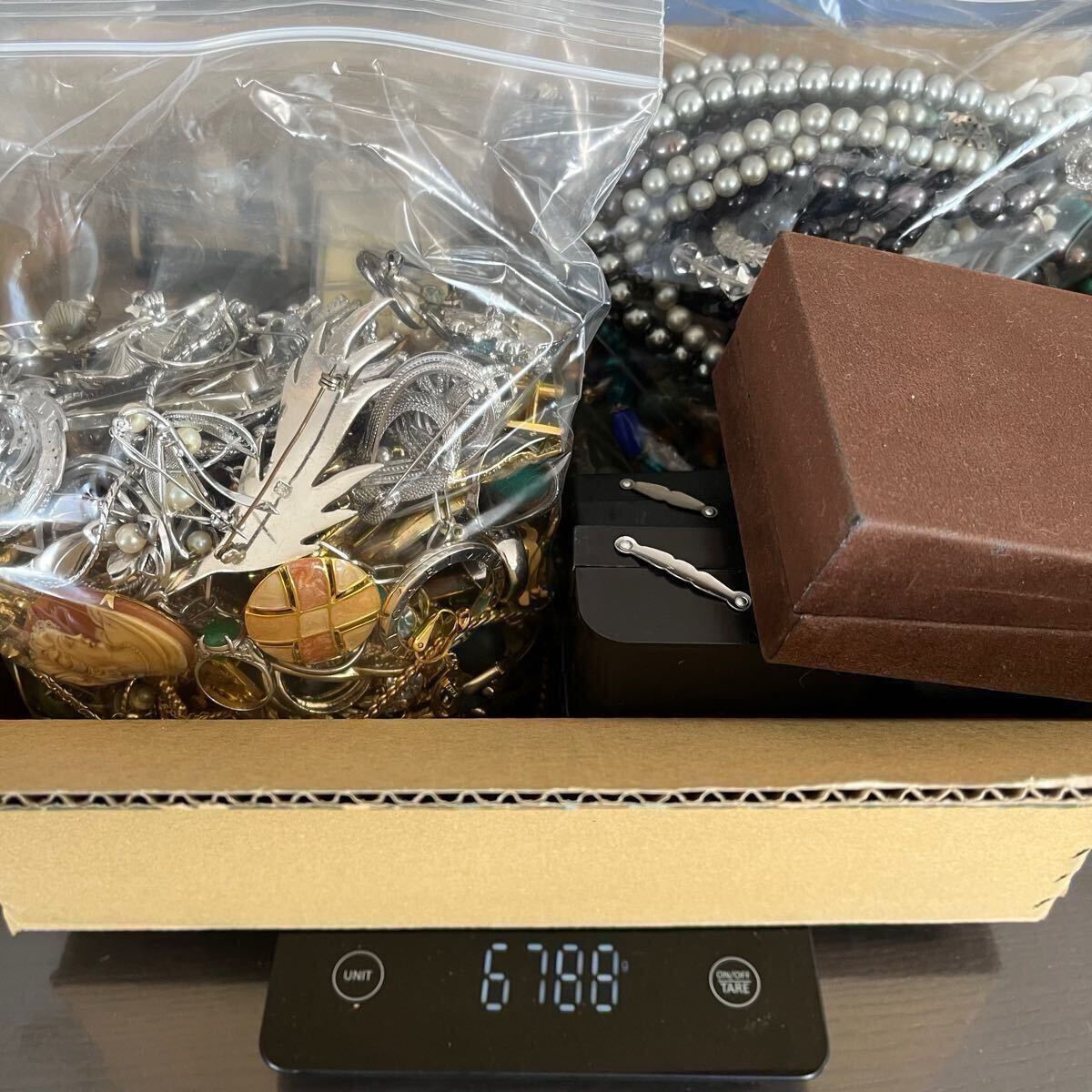 イミテーション アクセサリー 約6.7kg 大量まとめ ネックレス リング