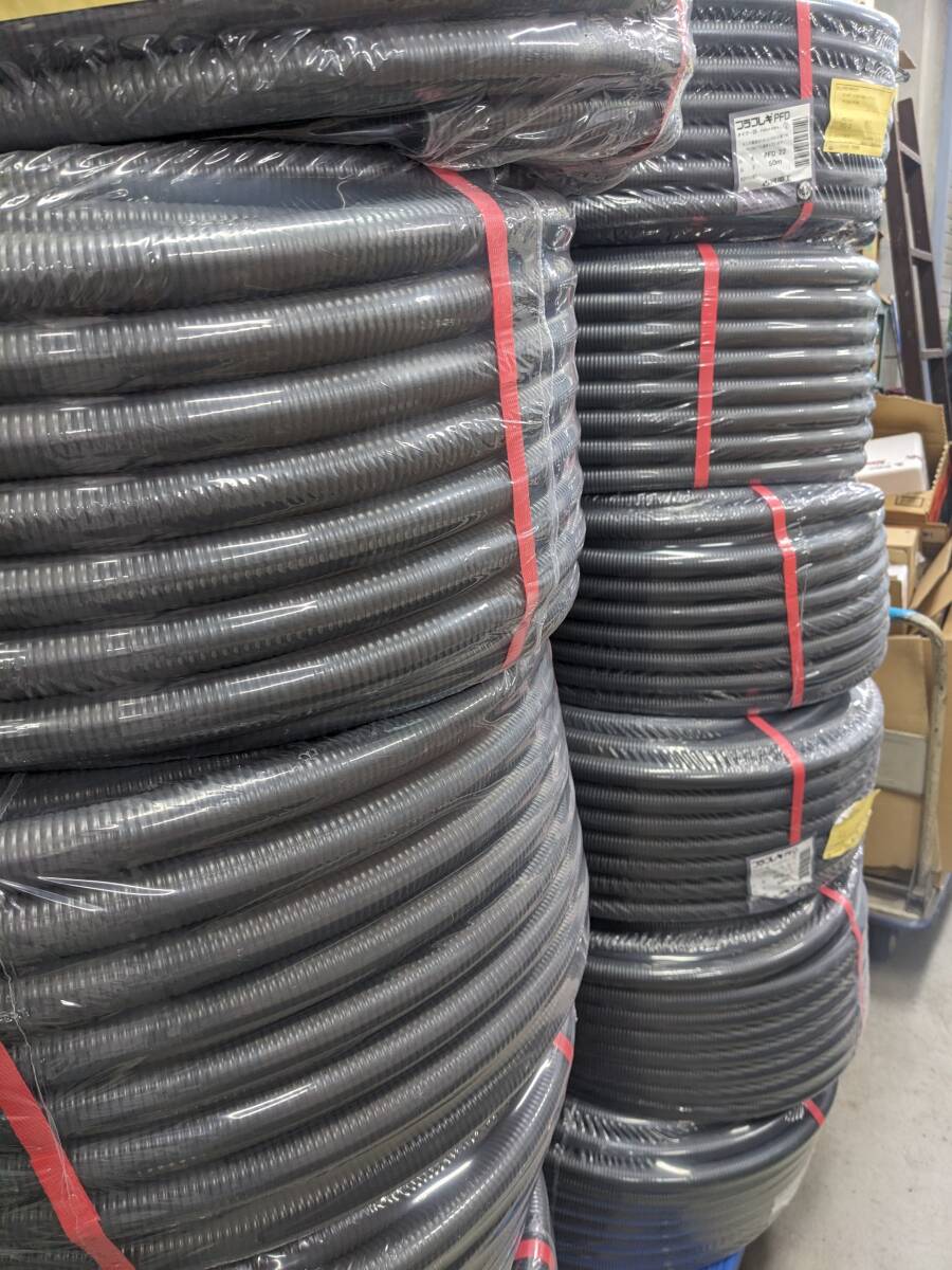 PFD-22 プラフレキ PFD (2重構造) グレー 1把 (50m)　_2