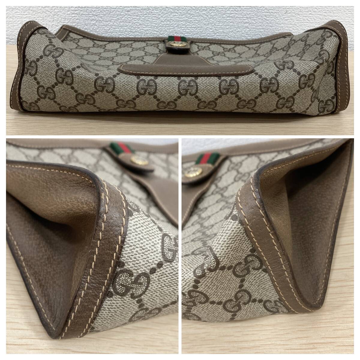 GUCCI グッチ オールドグッチ シェリーライン 89 01 033 GG柄 クラッチ