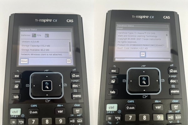 Texas Instruments Nspire CX CAS グラフ電卓 構造力学プログラムあり_4