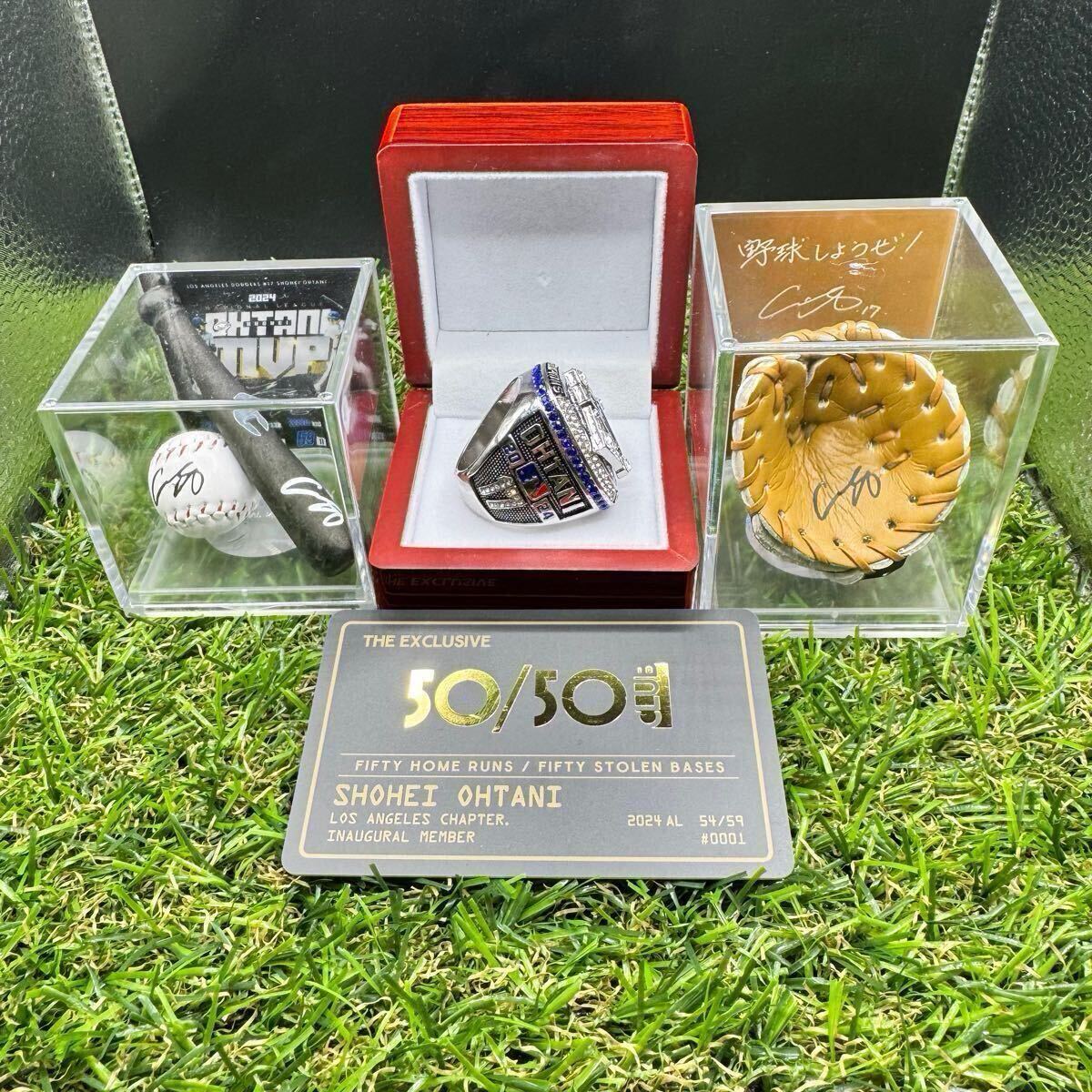 非売品 ドジャース 大谷翔平 2024チャンピオンリング 50/50CLUB