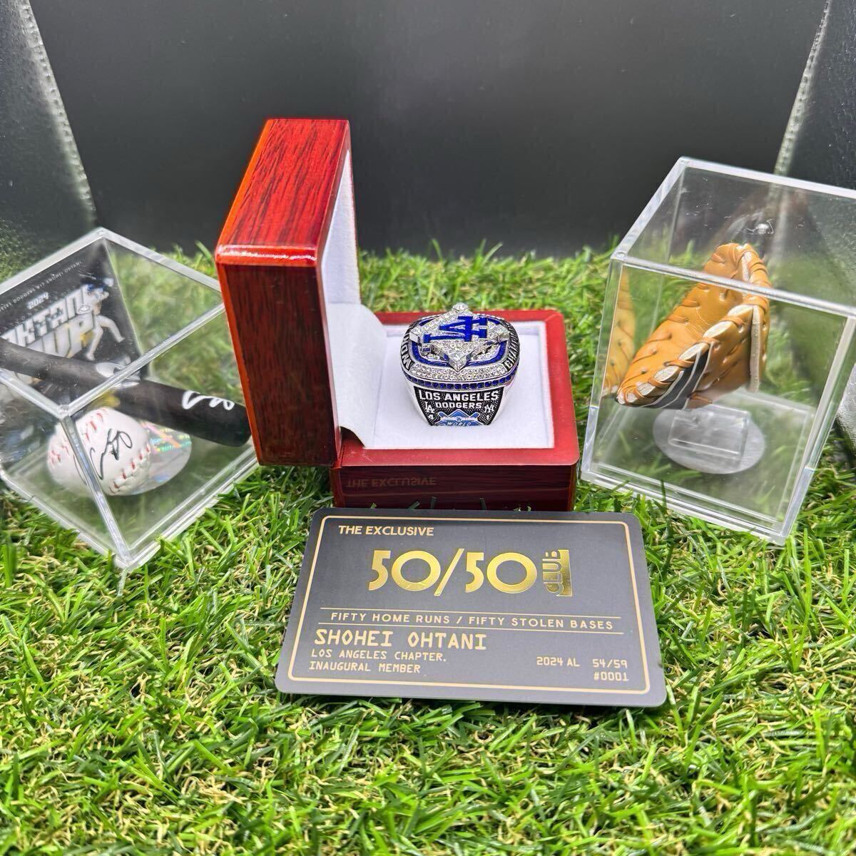 非売品 ドジャース 大谷翔平 2024チャンピオンリング 50/50CLUB