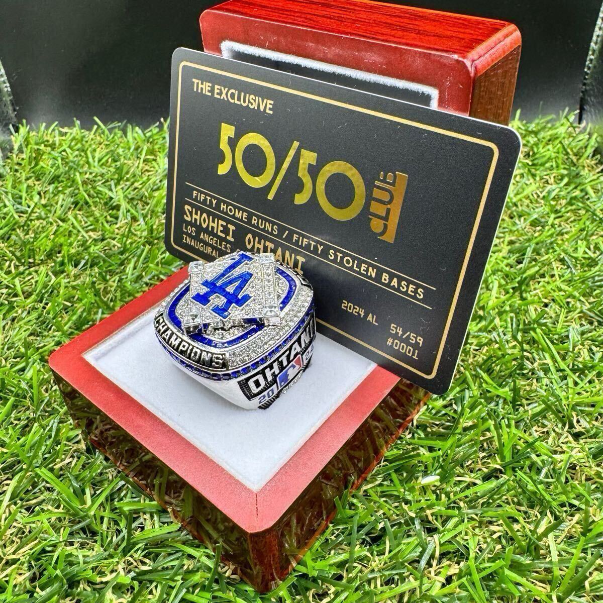 非売品 ドジャース 大谷翔平 2024チャンピオンリング 50/50CLUB