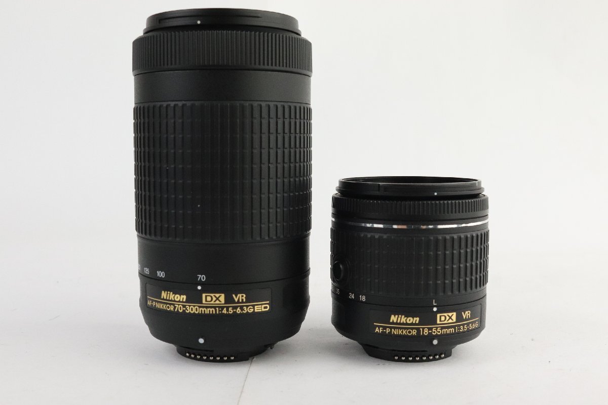 Nikon ニコン D5600 デジタル一眼 + AF-P DX NIKKOR ニッコール 18-55mm F3.5-5.6G VR / 70-300mm F4.5-6.3G VR ダブルズームキット★F_6