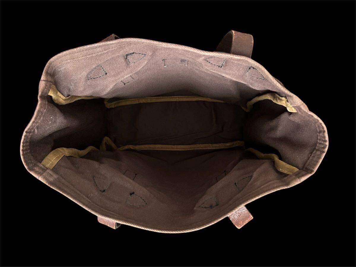 USA製 FILSON フィルソン RUGGED TWILL TOTE BAG ラギッドツィル トートバッグ ブラウン Made in USA アメリカ製 レザー キャンバス 肩掛け_4