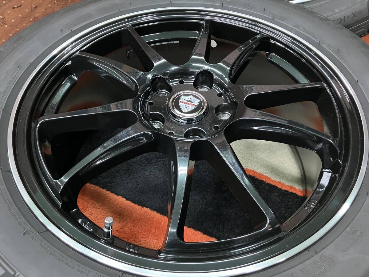 ◆1000円スタート完全売切!ＣＸ-5/ＣＸ-8◆レアマイスター エステローザ EST-5T◆18× 7.5J+55 114.3-5H◆ミシュラン X-ICE SNOW 225/60-18_2