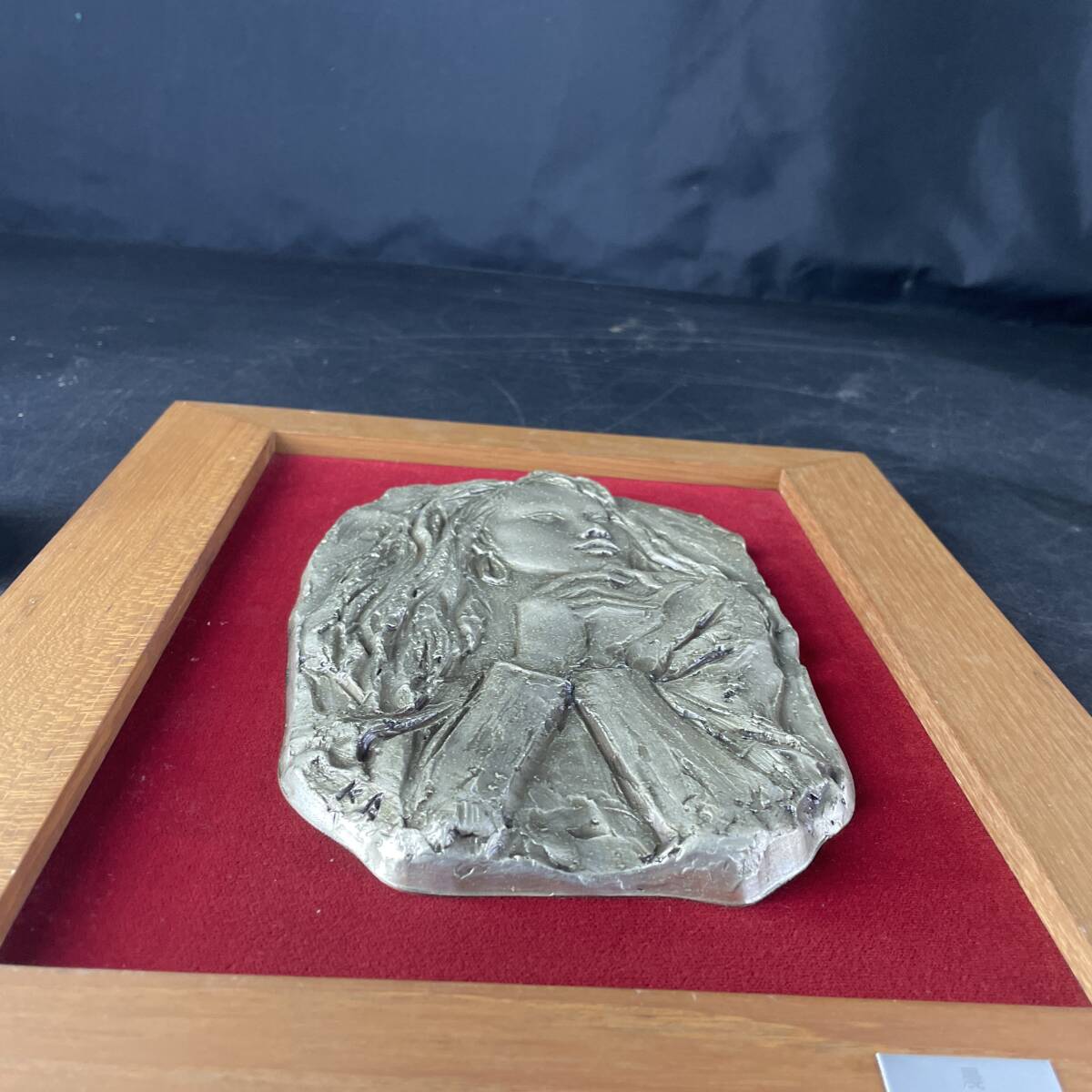 朝倉響子 晨 1990 詳細不明 家財整理品 インテリア 飾り 壁掛け /jj2p_3