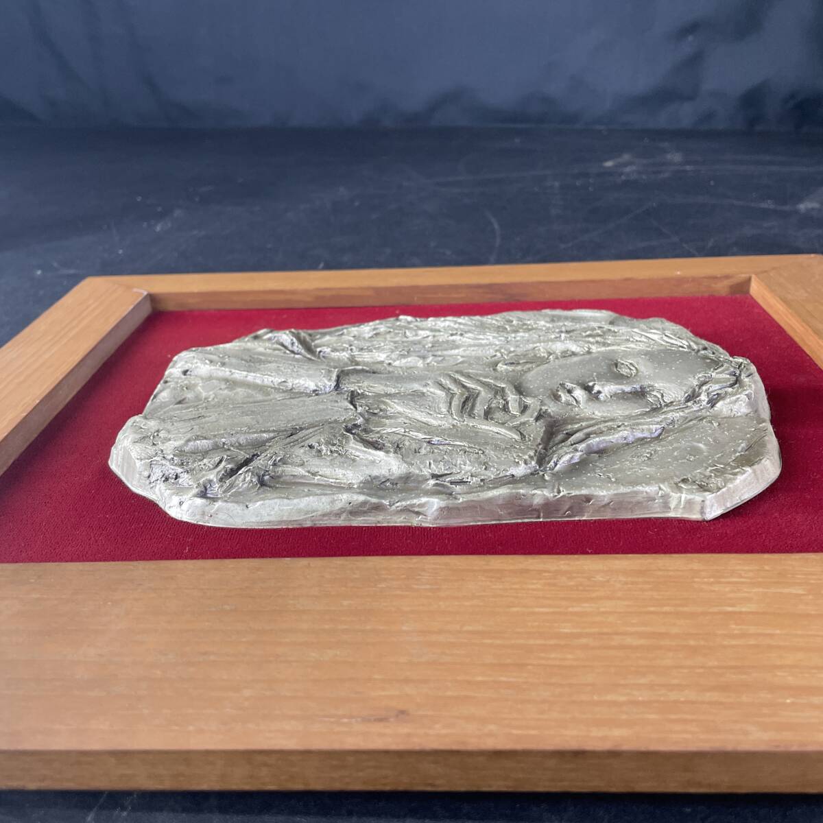 朝倉響子 晨 1990 詳細不明 家財整理品 インテリア 飾り 壁掛け /jj2p_7