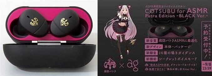 新品未開封】COTSUBU for ASMR Patra Edition BLACK Ver. イヤフォン