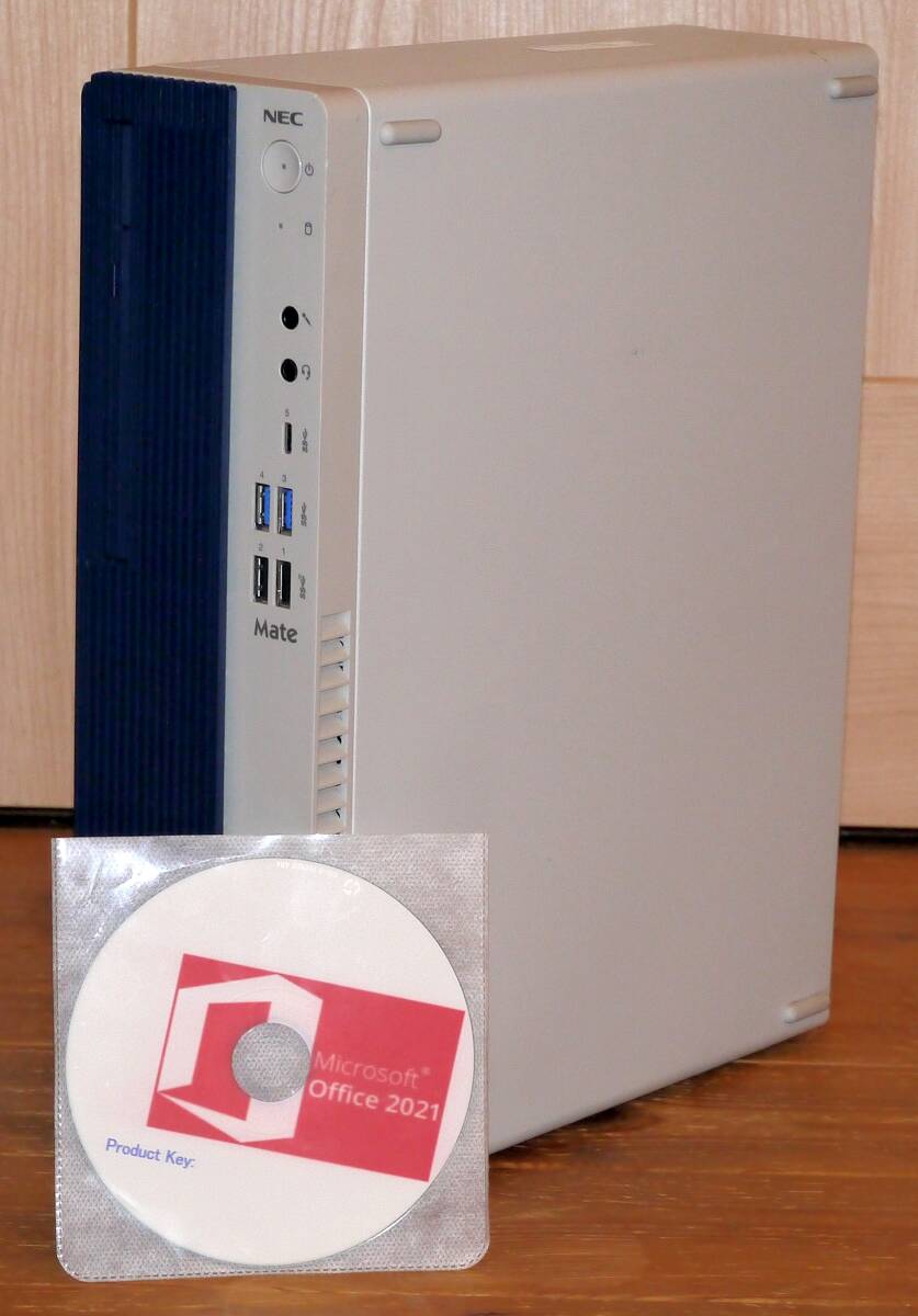 ★★ 爆速 極美品 Office2021付き NEC Mate ME-9 Core i5 10500 MEM16GB SSD256GB 新品HDD1TB Win11Pro 24H2 ★★　１_1