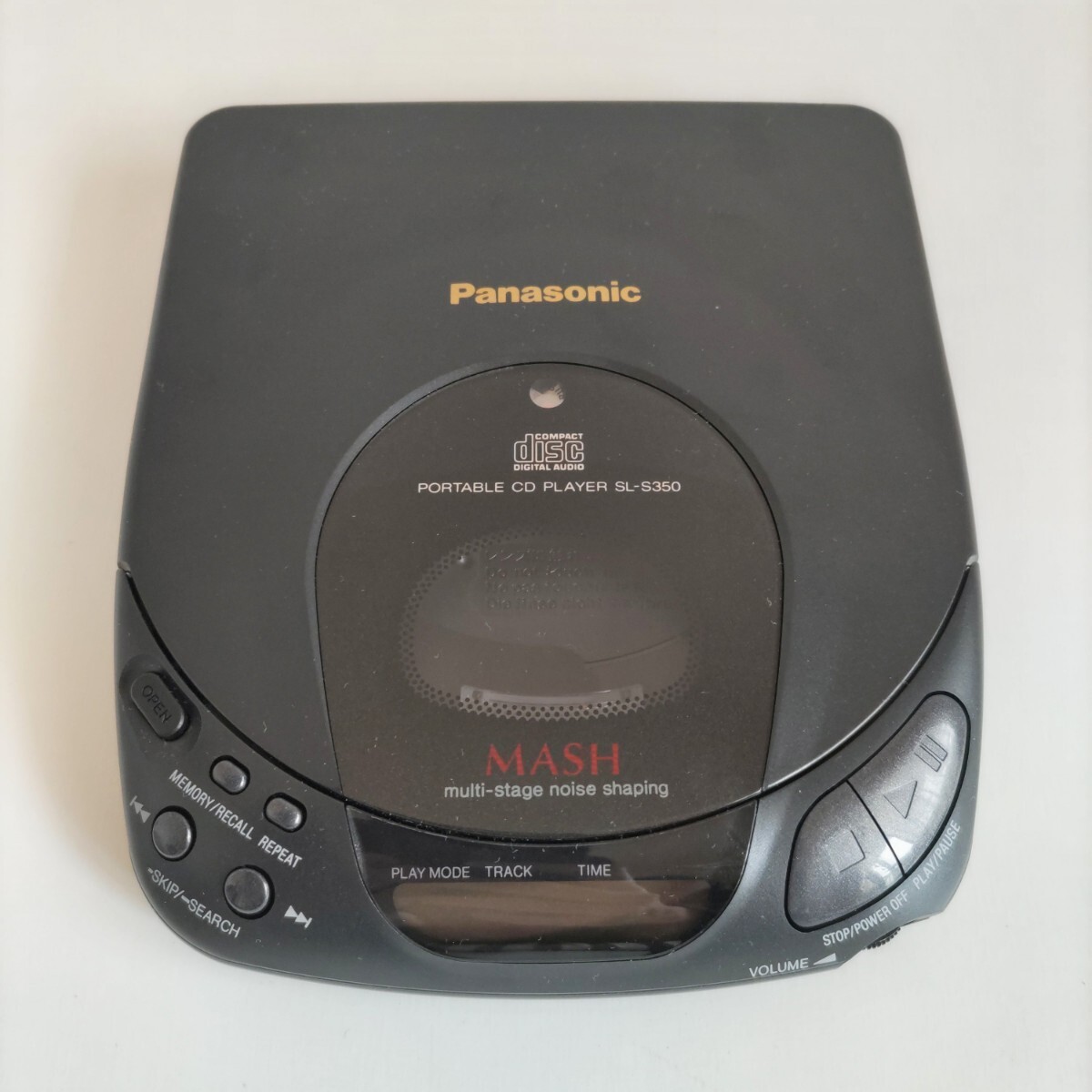 Panasonic ポータブルCDプレーヤー SL-S350 MASH 箱説あり 動作未確認