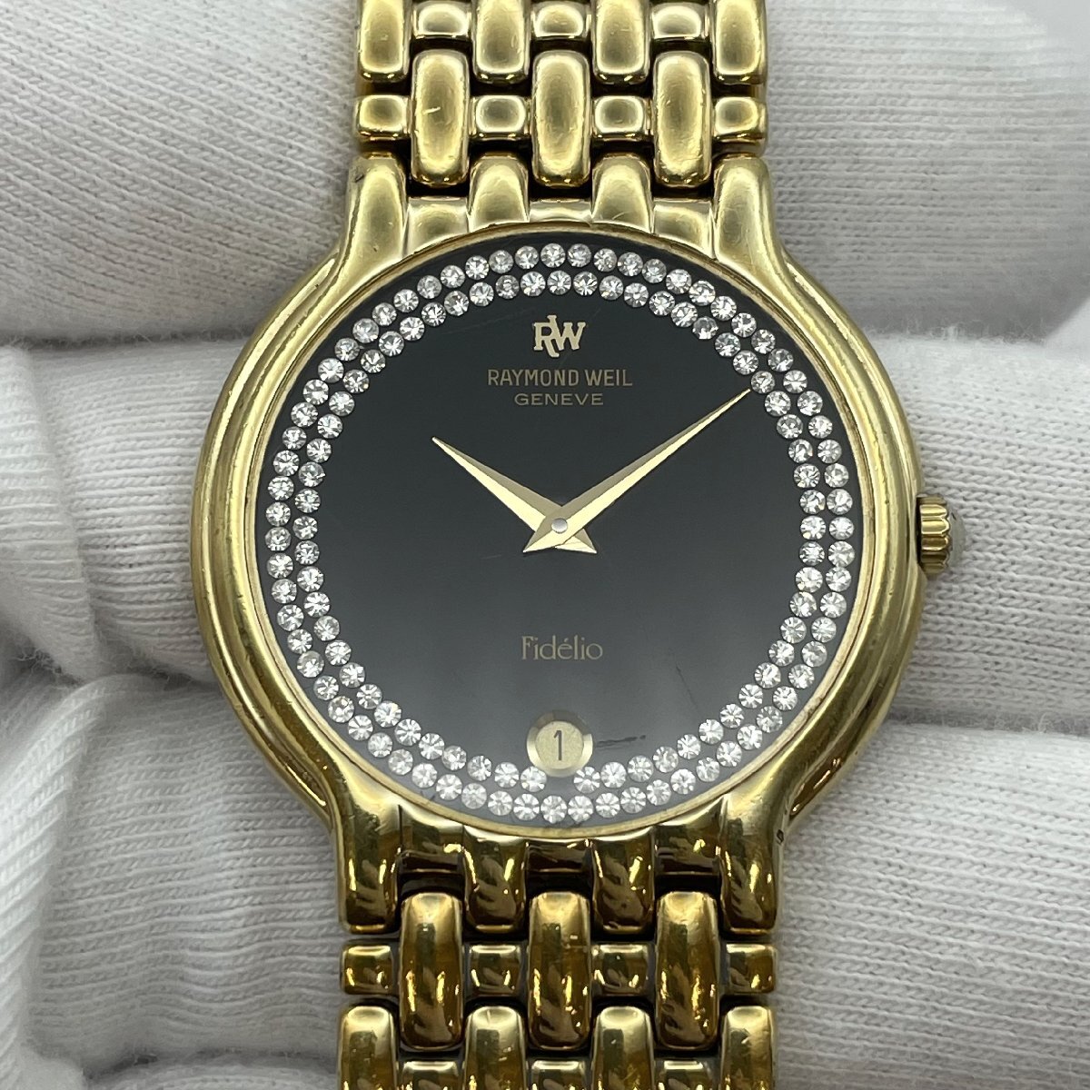 1円～/RAYMOND WEIL/レイモンドウィル/GENEVE/Fidelio/2針/デイト
