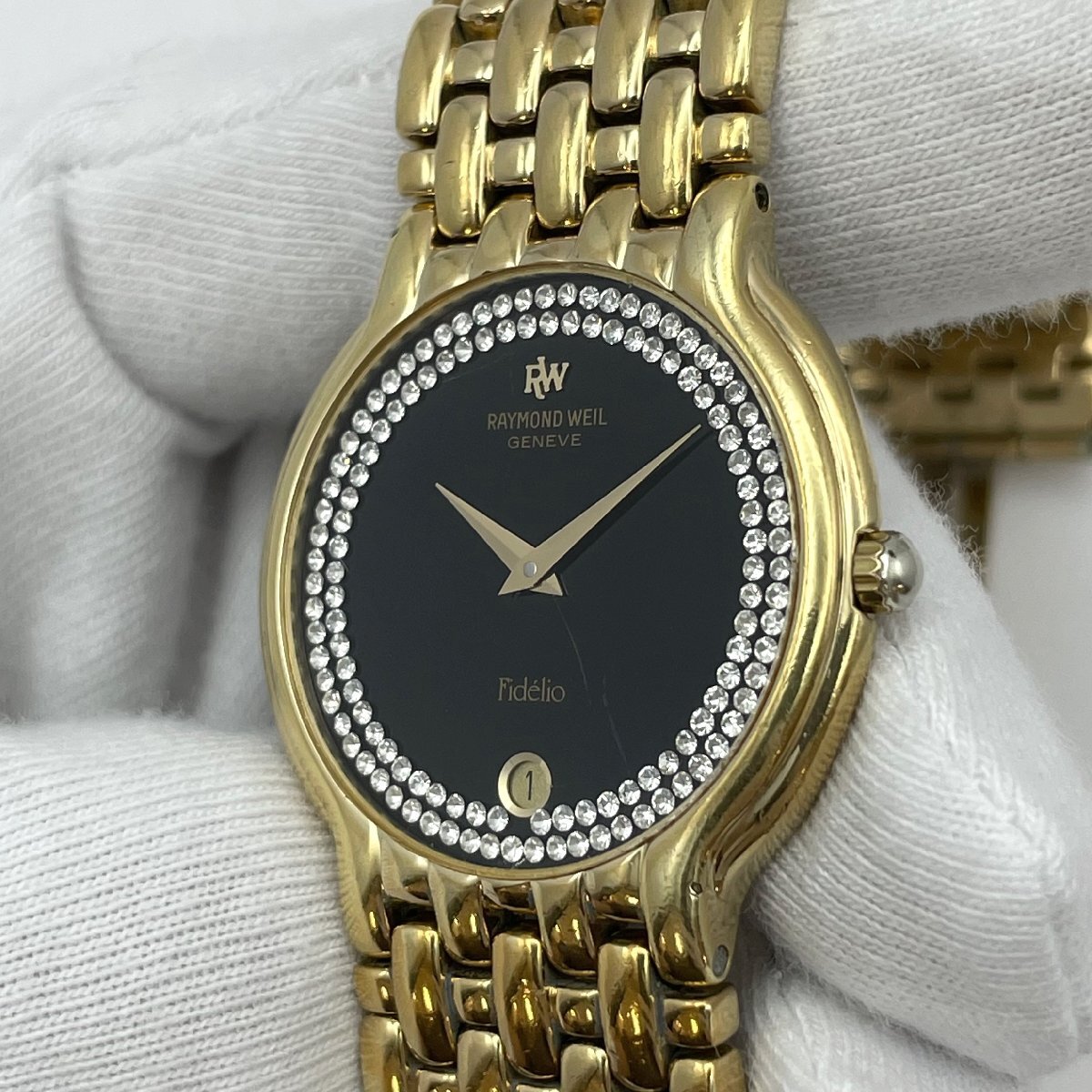 1円～/RAYMOND WEIL/レイモンドウィル/GENEVE/Fidelio/2針/デイト