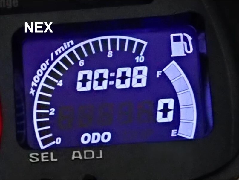 台湾SUZUKI スズキ　純正品　GSR125 スピードメーター 台湾スズキ GSR125 NEX メーター液晶 LCD ASSY (ヤマハ用)｜売買された