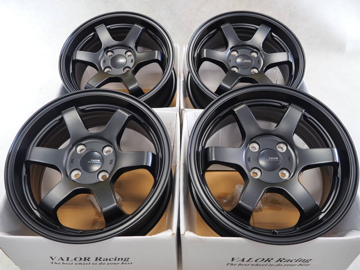 新作入荷，爆買い 軽量 ディープコンケイブ 15inch 4H100 6.5+38 マットブラック アクア ヴィッツ ヤリス ノート フィット シビック ロードスター(社外品)｜売買されたオークション情報、yahooの商品情報をアーカイ 4穴