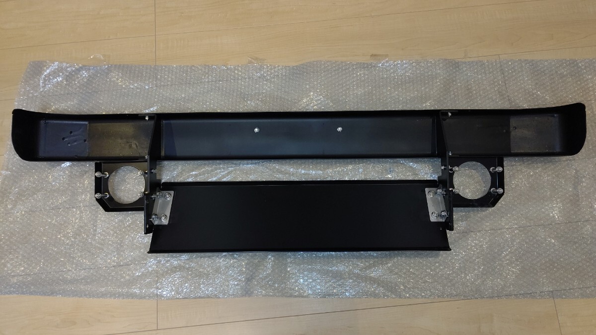 jb64 jb74 新型ジムニー スチールバンパー スクエア オールド フロントバンパー 角形 ペニー オート_4
