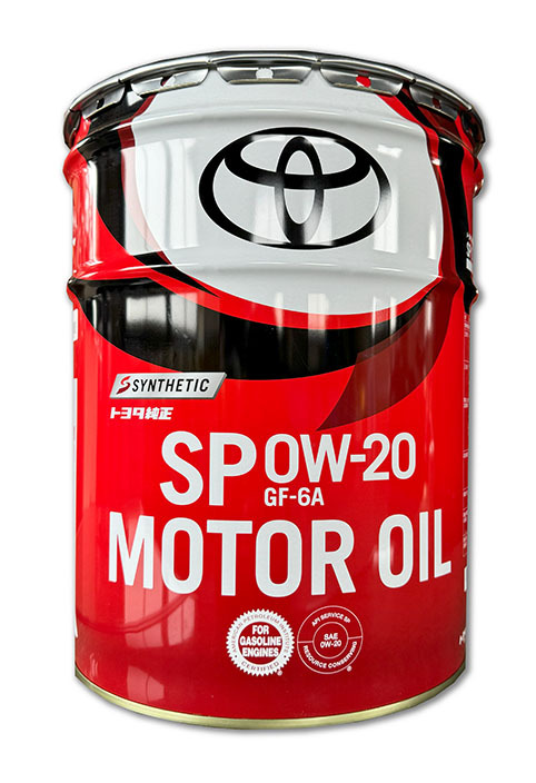  14900円 トヨタ モーターオイル エンジンオイル SP 0W-20 20L GF-6A 全合成油(エンジンオイル)｜売買されたオークション情報、yahooの商品情報をアーカイブ公開 - オークファン エンジンオイル
