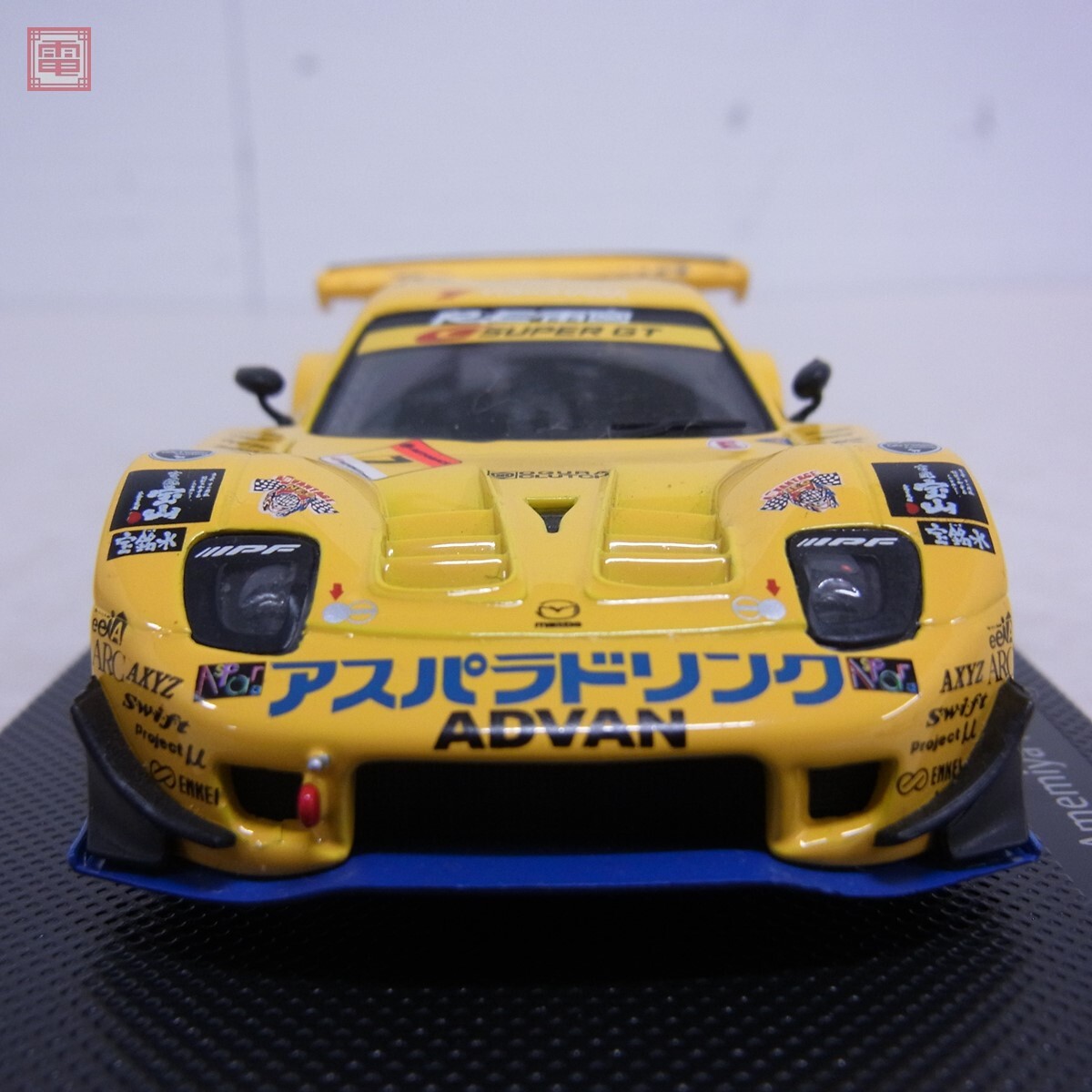 エブロ 1/43 スーパーGT 2005 雨宮 アスパラドリンク RX-7 イエロー No