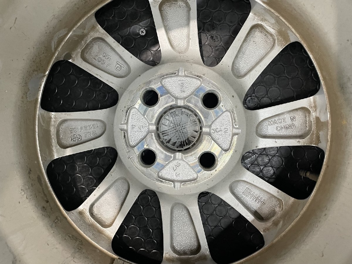 BS ECOPIA EP150 185/65R15】夏タイヤ【トヨタ アクア 純正ホイール 15 