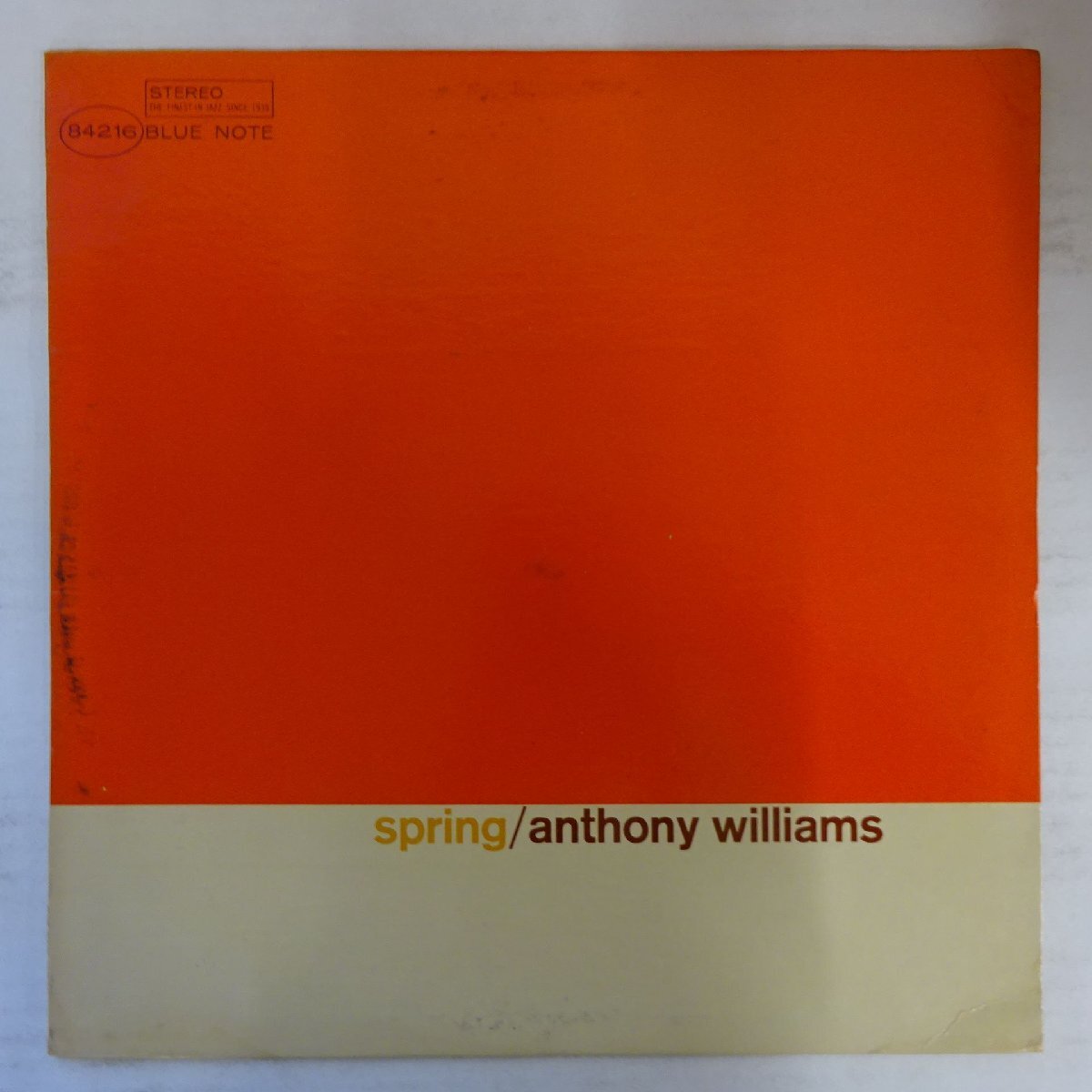 14041687;【ほぼ美盤/US盤/BLUE NOTE/NewYork/VAN GELDER刻印/耳】Anthony Williams アンソニー・ウィリアムス / Spring スプリング_1