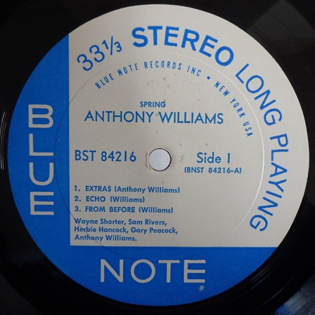 14041687;【ほぼ美盤/US盤/BLUE NOTE/NewYork/VAN GELDER刻印/耳】Anthony Williams アンソニー・ウィリアムス / Spring スプリング_4
