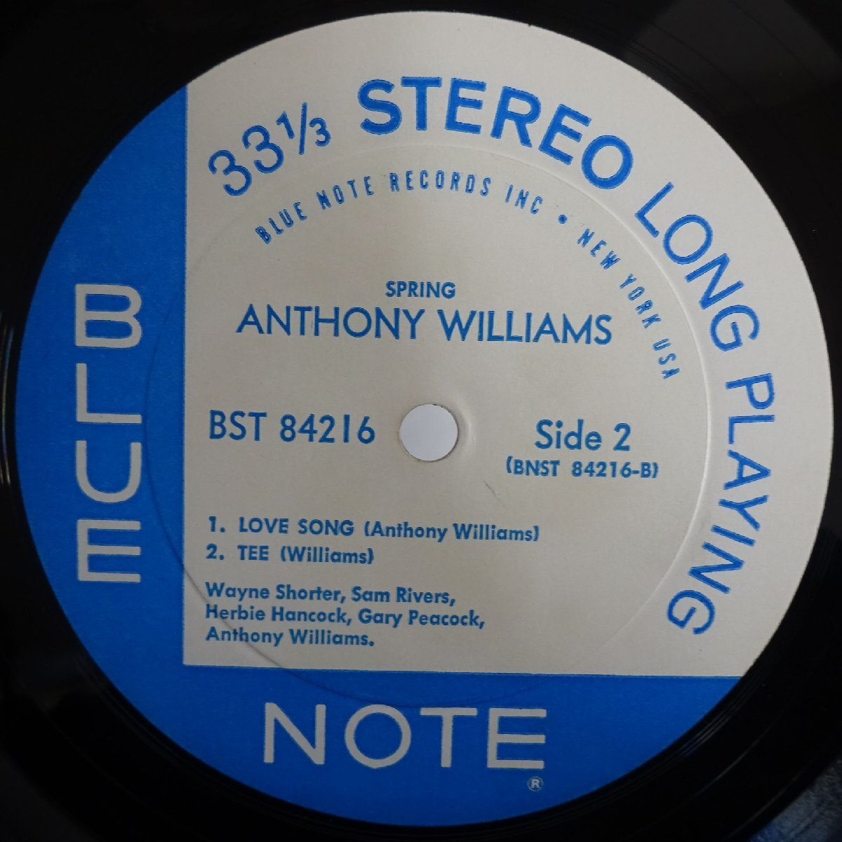 14041687;【ほぼ美盤/US盤/BLUE NOTE/NewYork/VAN GELDER刻印/耳】Anthony Williams アンソニー・ウィリアムス / Spring スプリング_5