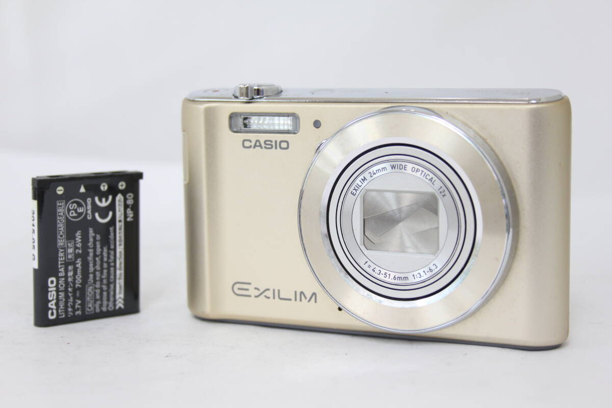 クーポン格安 【返品保証】 カシオ Casio Exilim EX-ZS190 ゴールド