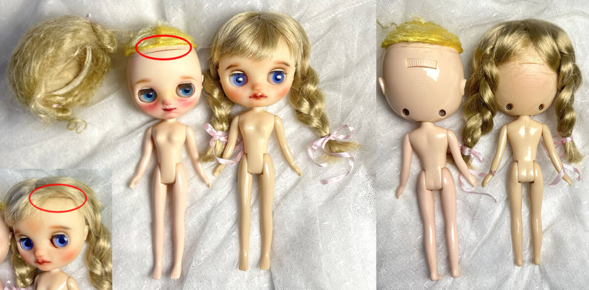 ＊MurmurCoco＊プチ植物観賞会＊Blythe ミディブライス~カスタムメイク~2体セットドレス一式　(難あり)_10