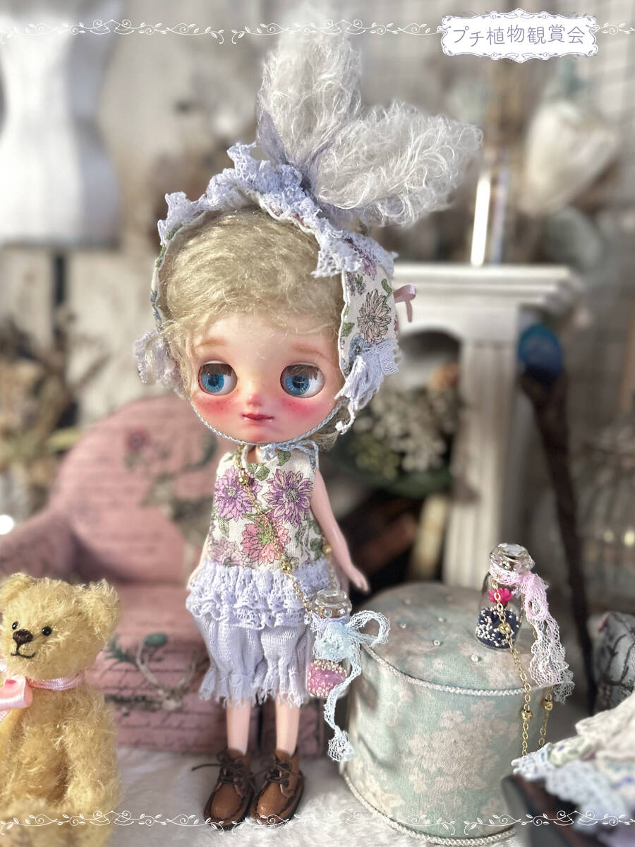 ＊MurmurCoco＊プチ植物観賞会＊Blythe ミディブライス~カスタムメイク~2体セットドレス一式　(難あり)_6