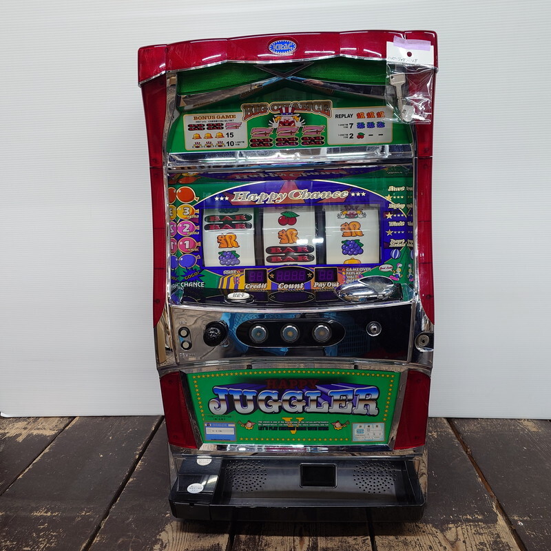 ハッピージャグラーV8(5号機) 値下げ中！ IZU【中古】パチスロ ハッピージャグラー V8 実機 コイン不要機〈096