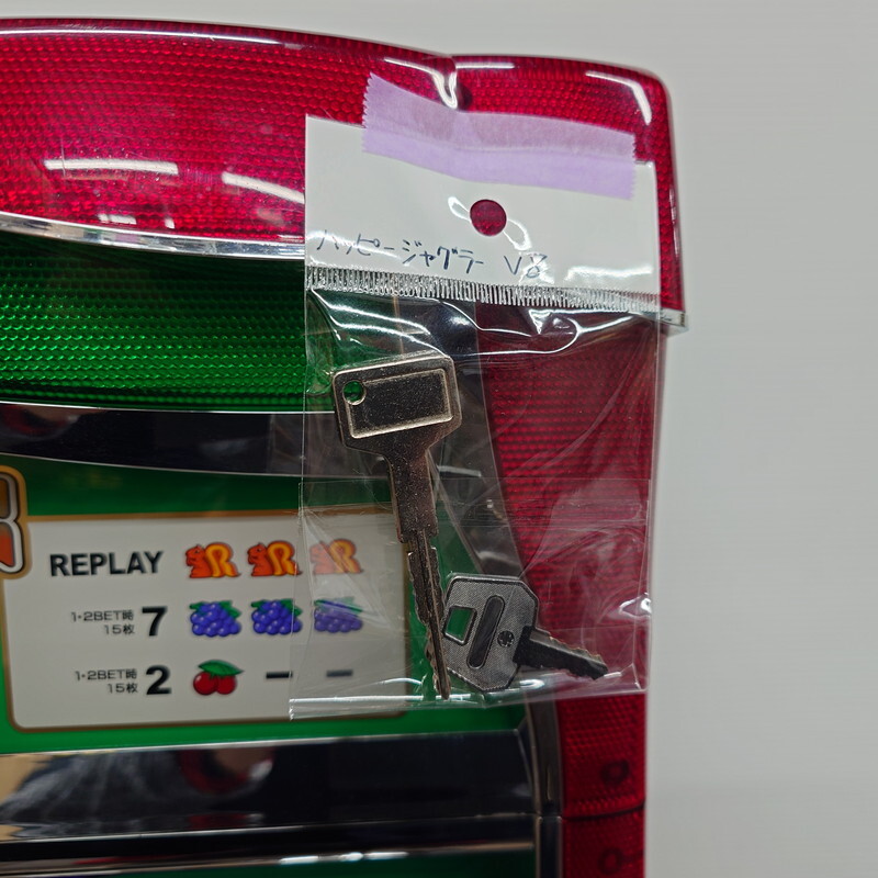 IZU【中古】パチスロ ハッピージャグラー V8 実機 コイン不要機〈096