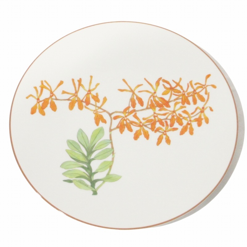 des Orchidees Jardin Hermes Porcelain Dinnerware - Ark Antiques 