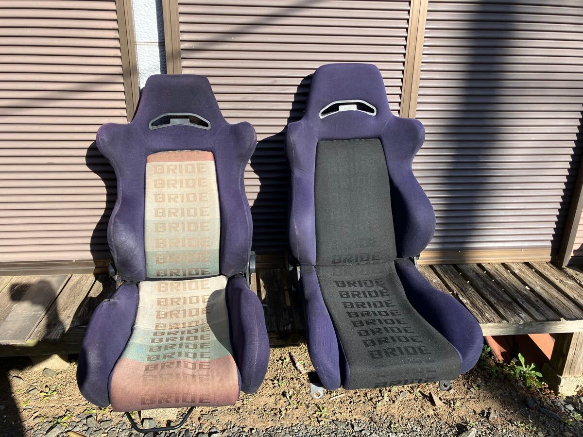 セミバケットシート BRIX シルビア 発送不可BRIDE BRIDE S13 助手席 