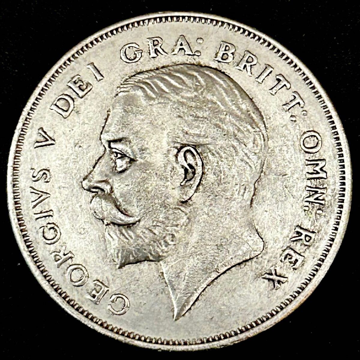 銀貨 1936年 ジョージ5世 クラウン銀貨 ウィンザー朝の初代君主