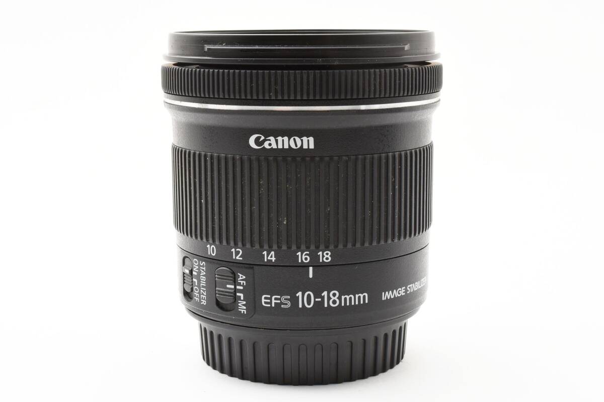 ☆極上☆Canon EF-S 10-18mm f/4.5-5.6 IS STM レンズフード付き
