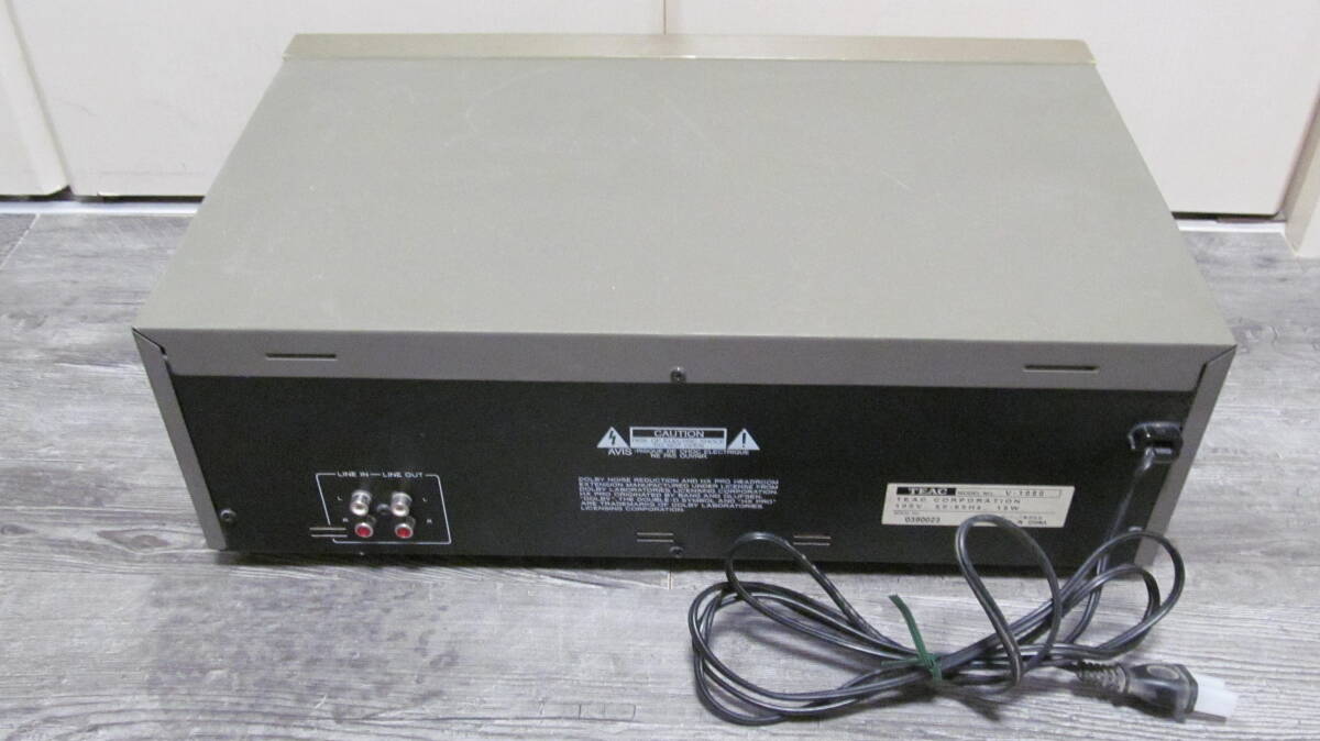 ◆◇TEAC/ティアック カセットデッキ V-1050 現状品◇◆_4