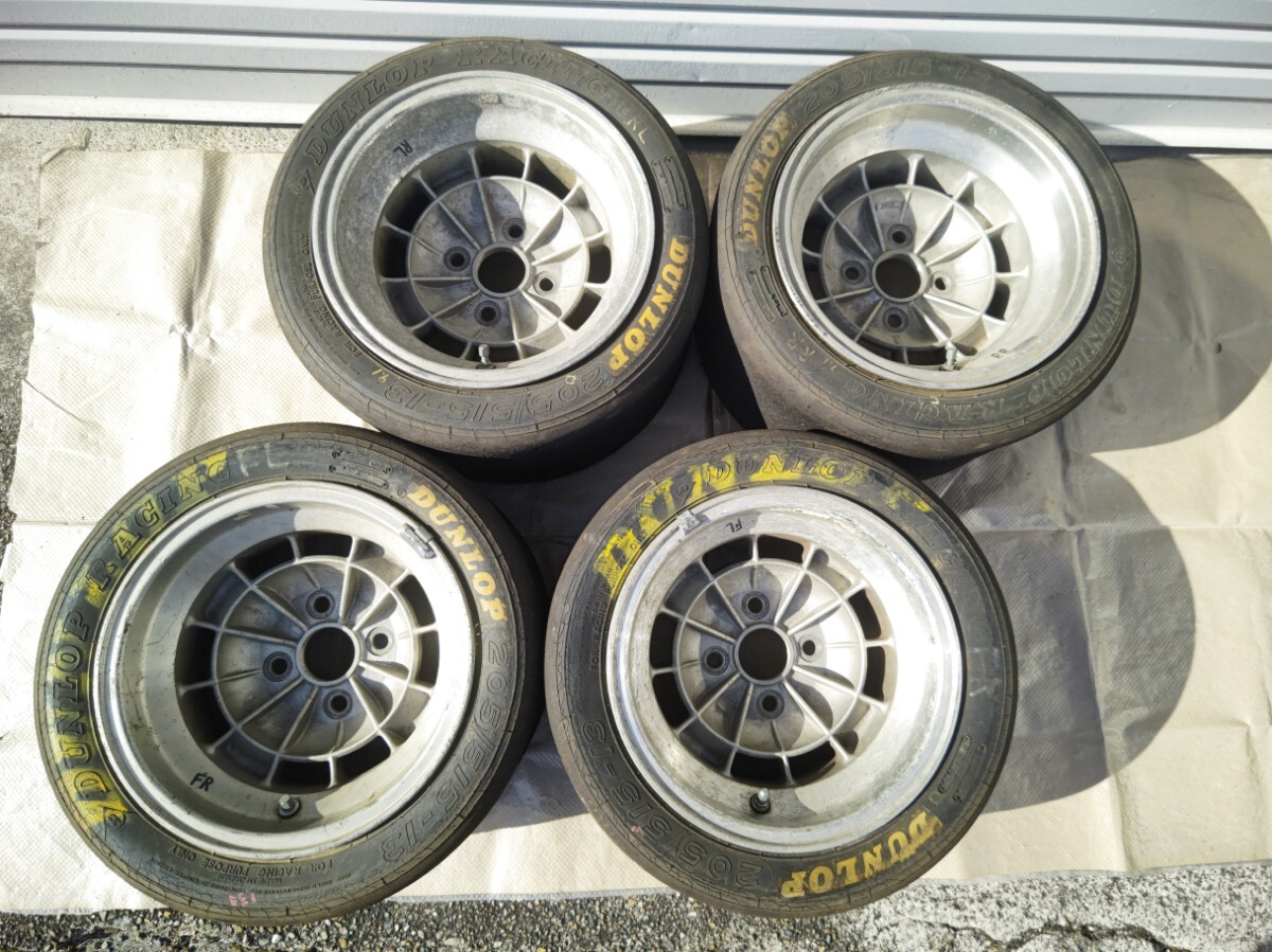 本物！ TRD トスコ TOSCO 8J×2本 9J×2本 13インチ 114.3 (当時物) JCCA 
