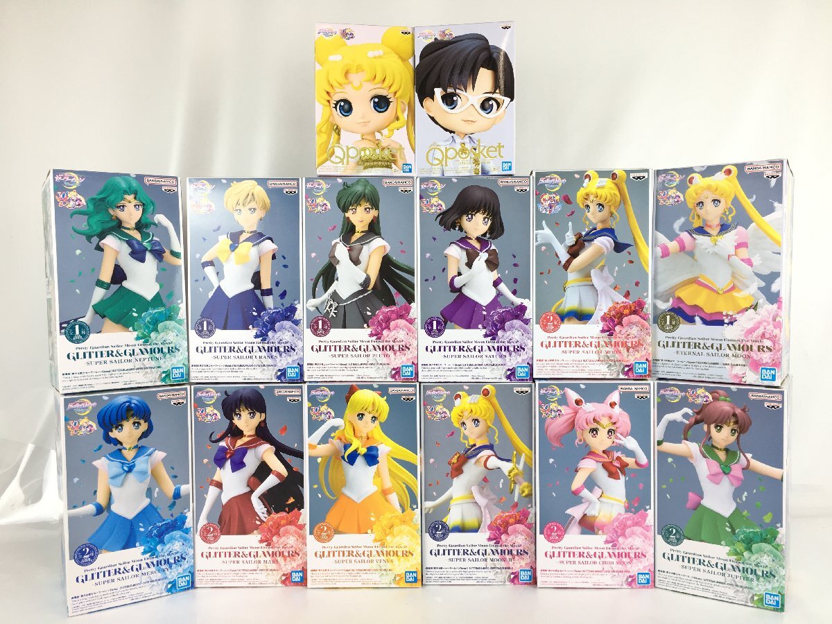 【未開封品】 美少女戦士 セーラームーン プライズ フィギュア まとめセット 30th Q posket PRINCESS SERENITY GLITTER＆GLAMOURS他 wa◇62