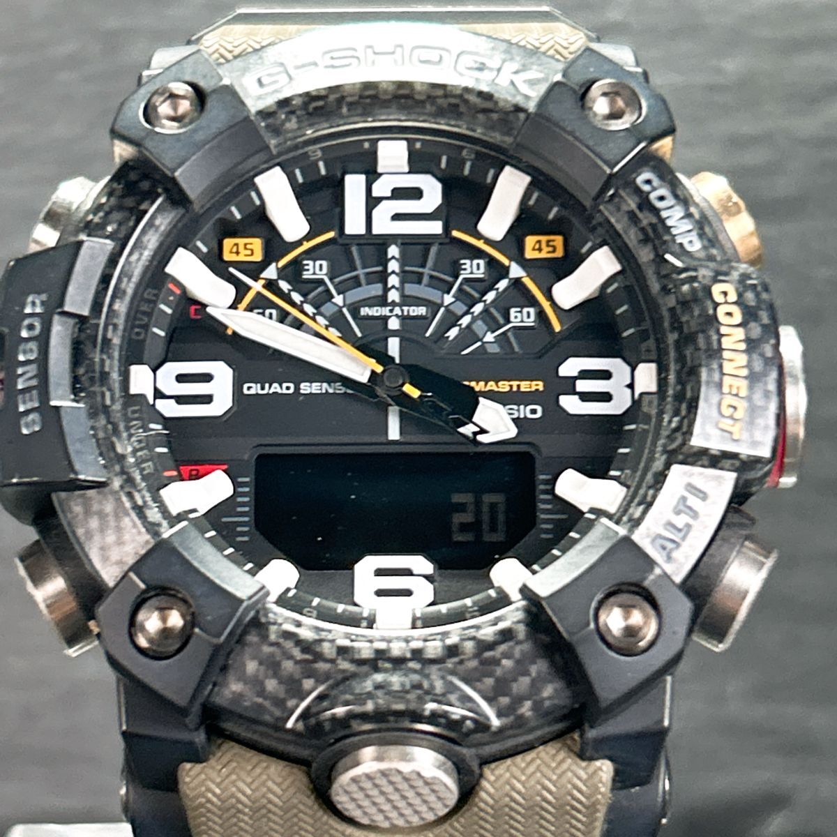 美品 CASIO カシオ G-SHOCK ジーショック MASTER OF G MUDMASTER GG 