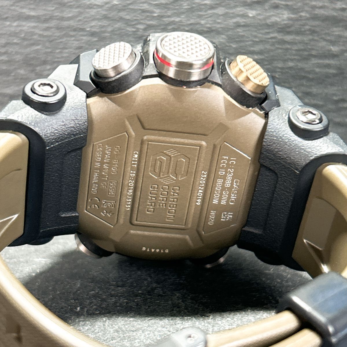美品 CASIO カシオ G-SHOCK ジーショック MASTER OF G MUDMASTER GG 