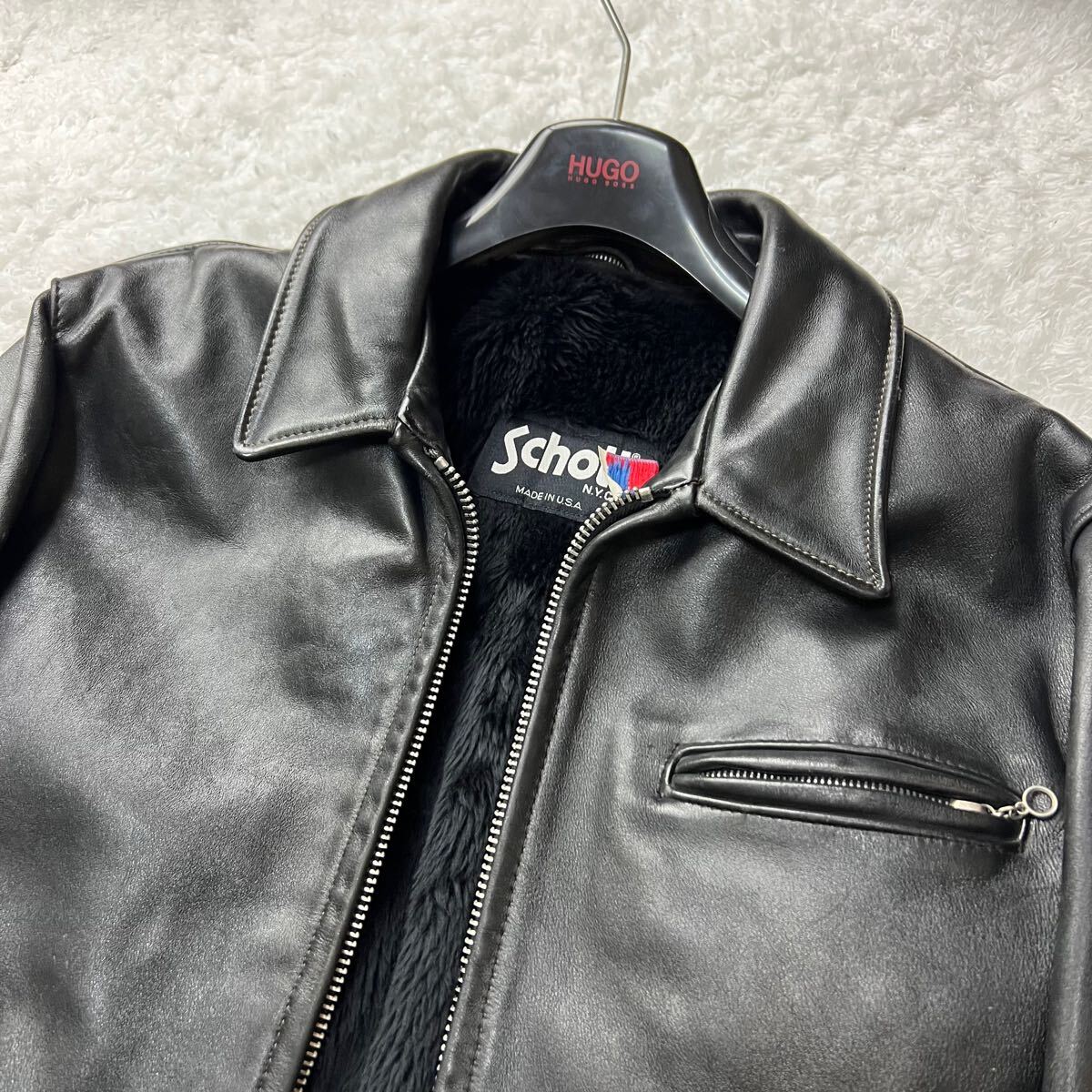 極美品/希少XLサイズ!!】Schott ショット シングルライダース