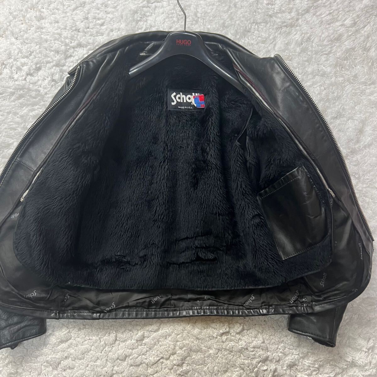 極美品/希少XLサイズ!!】Schott ショット シングルライダース