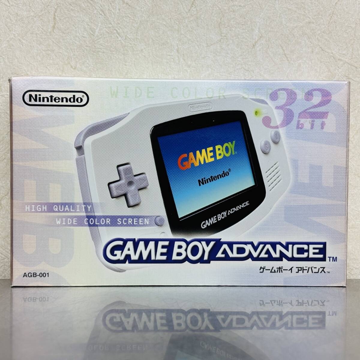 完品】 任天堂 ゲームボーイ アドバンス ホワイト 本体 動作OK AGB-001